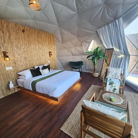 Bubbles Domes Private Cmp Hotel Al Wasil Exterior photo